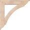 Ekena Millwork Thorton Traditional Smooth Bracket w/ Offset Brace, Douglas Fir, 7 1/2"W x 38"D x 38"H BKT0806X38X38THR01SDF - alternate 2